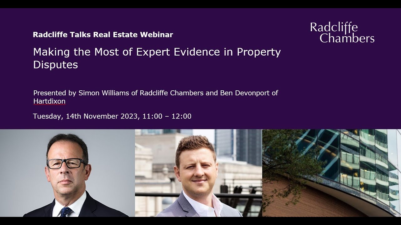 Making the Most of Expert Evidence in Property Disputes