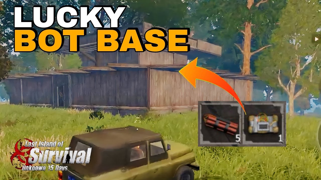 The Bot base gave the explosive bombs what i need (EP267) Last Island of Survival