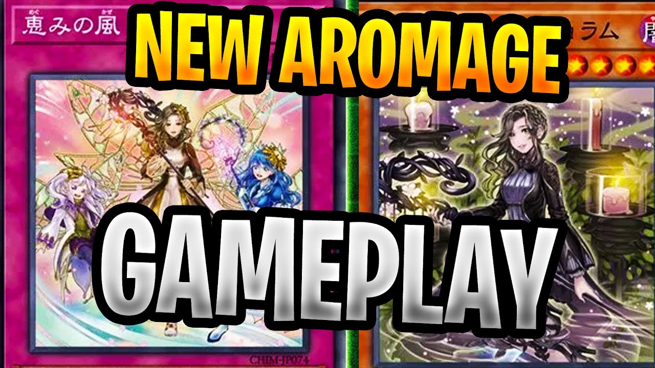 New 2019 Aromage Gameplay! Using New Yugioh Support For Plant Aromage Deck 2019