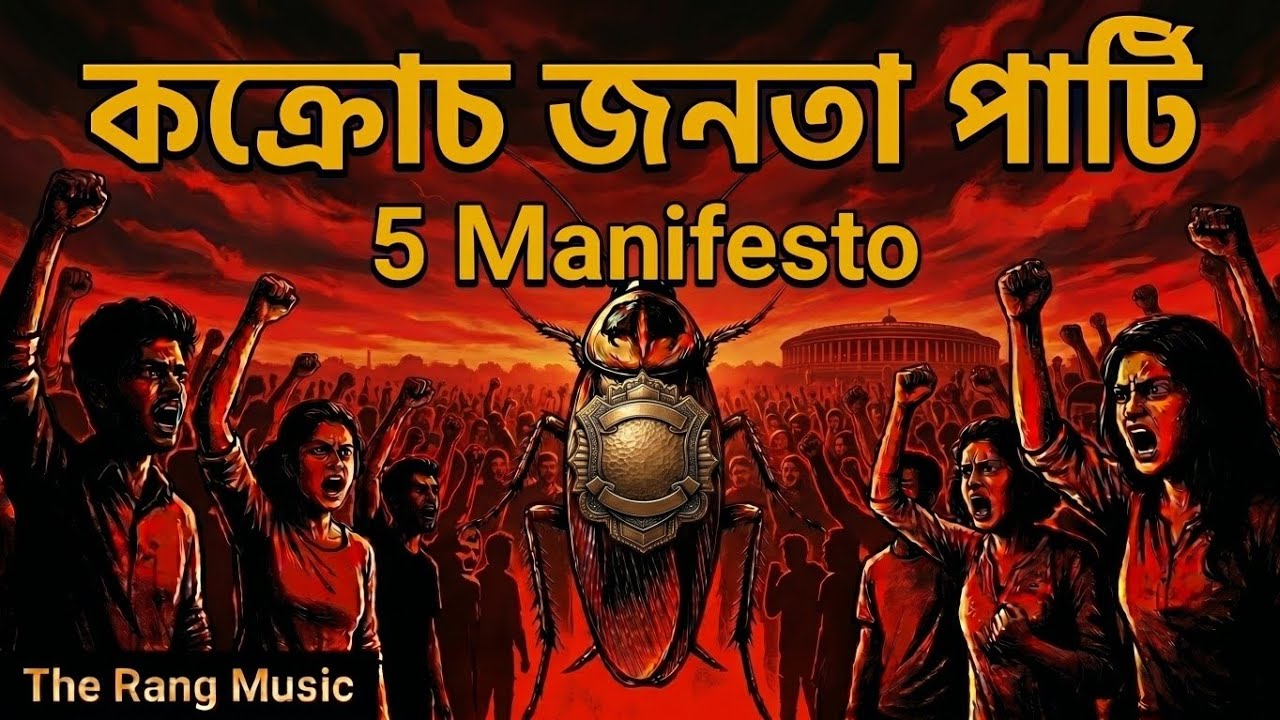 কক্রোচ জনতা পার্টি | Cockroach Janta Party Bengali Rap 2026 | The Rang Music