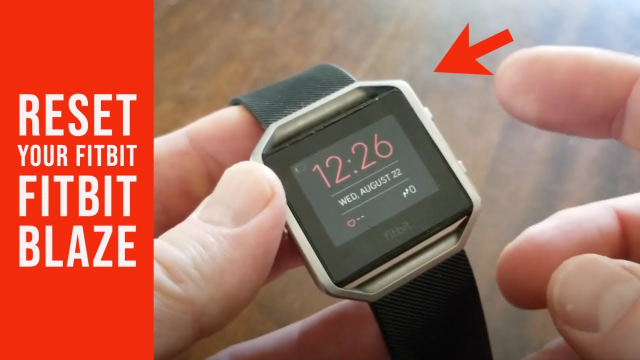 Как сбросить настройки Fitbit Blaze до заводских