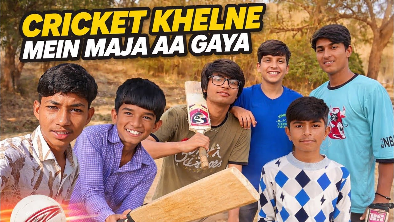 Cricket Khelne Mein Maja Aa Gaya 😍🏏 | Village Cricket Vlog