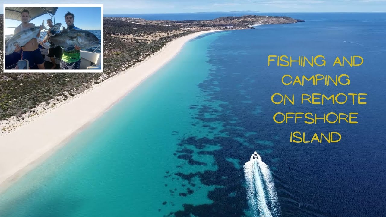 Fishing and Camping  on Remote Island in South Australia - Kingfish and Samson fish!