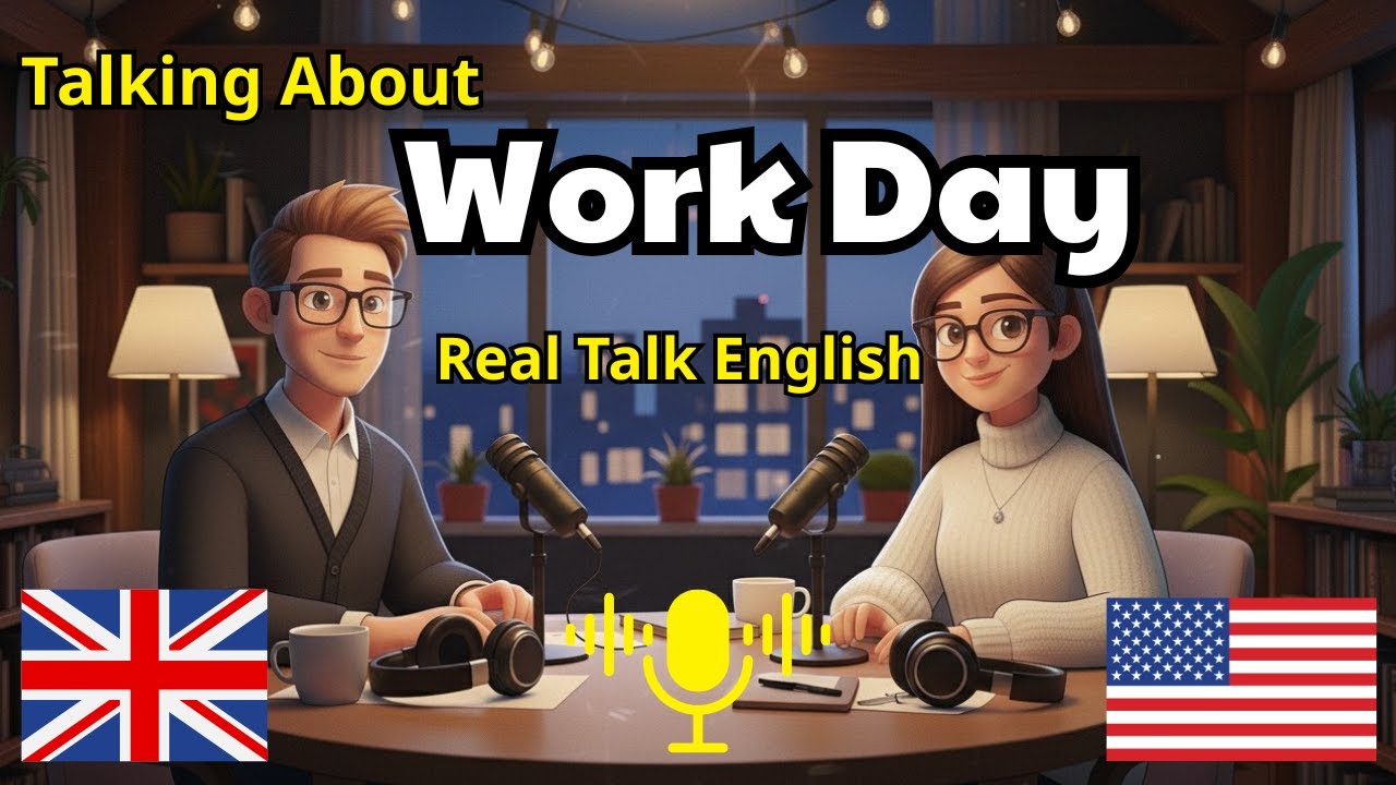 How to Talk About Your Work Day in English 💼 Real Conversations (Slow & Clear) | Daily English Talk