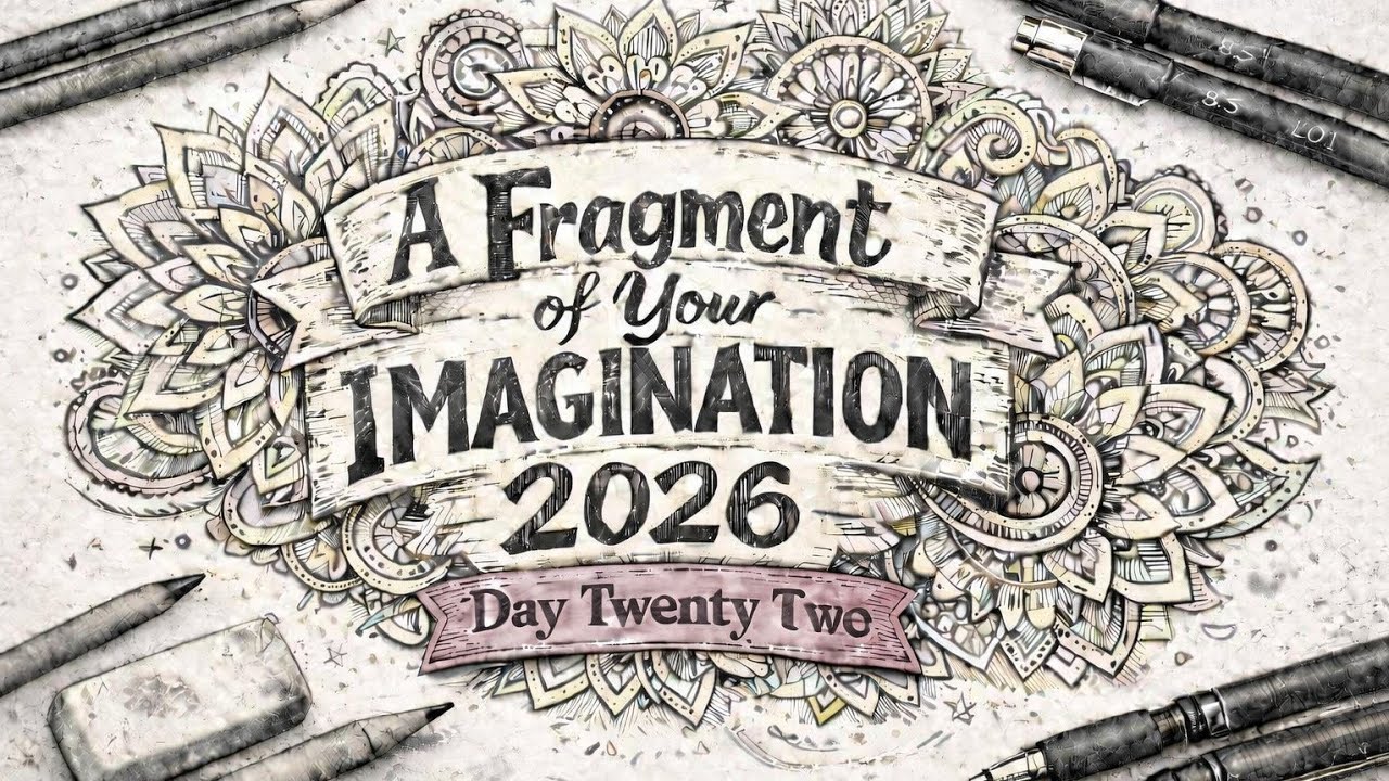 Day 22 | Zentangle | A Fragment of Your Imagination 2026 | #lannips #fyic2026 