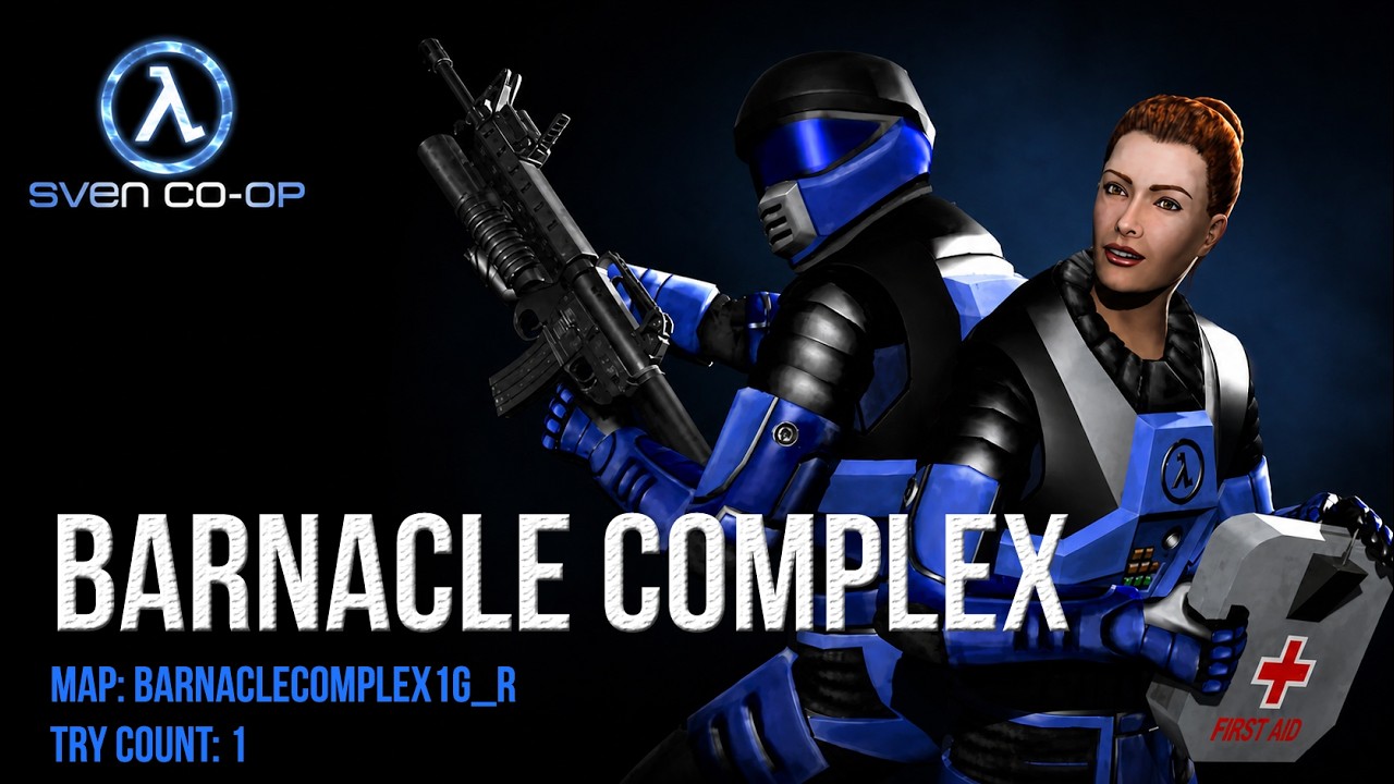 Sven Co-op - Map: Barnacle Complex - Try count: 1 (Tentativa 1) - [No commentary]