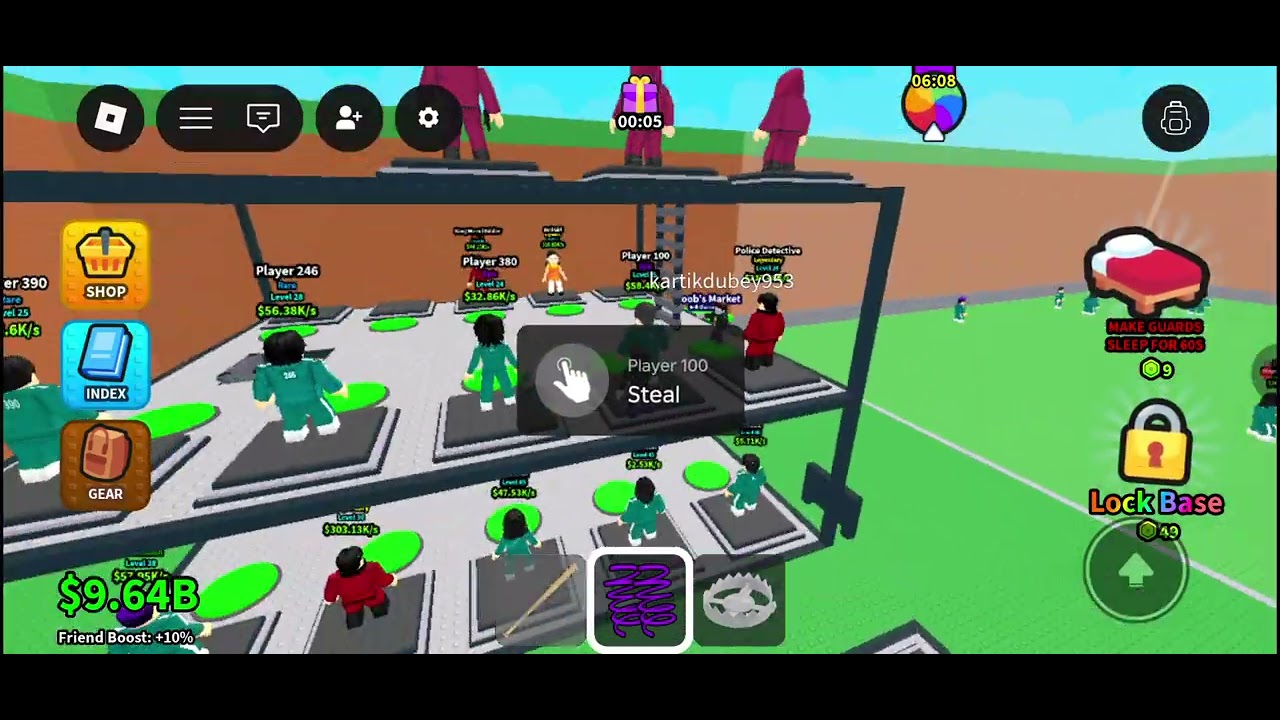 ROBLOX  DON'T STEAL THE  SQUID GAME