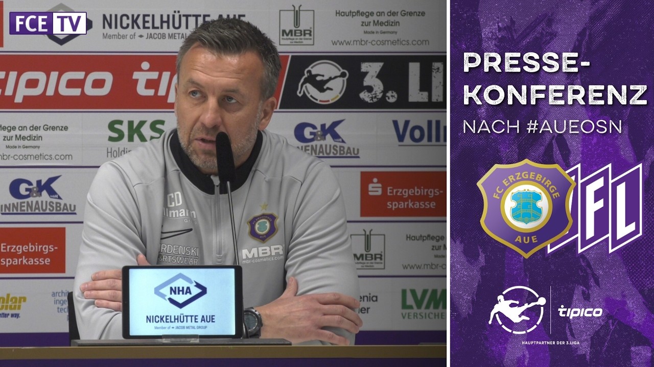 Die Pressekonferenz nach dem Heimspiel gegen Osnabrück