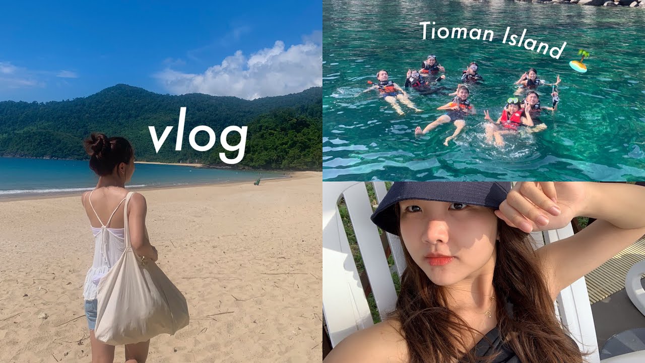 travel vlog 🤿 / Tioman Island with university friends / snorkeling & diving (failed lol)