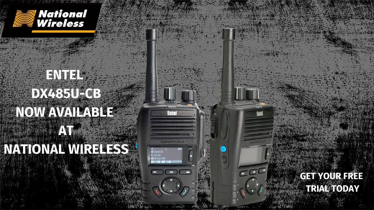 User Guide for ENTEL DX485U-CB Handheld Walkie Talkie | NATIONAL WIRELESS Australia