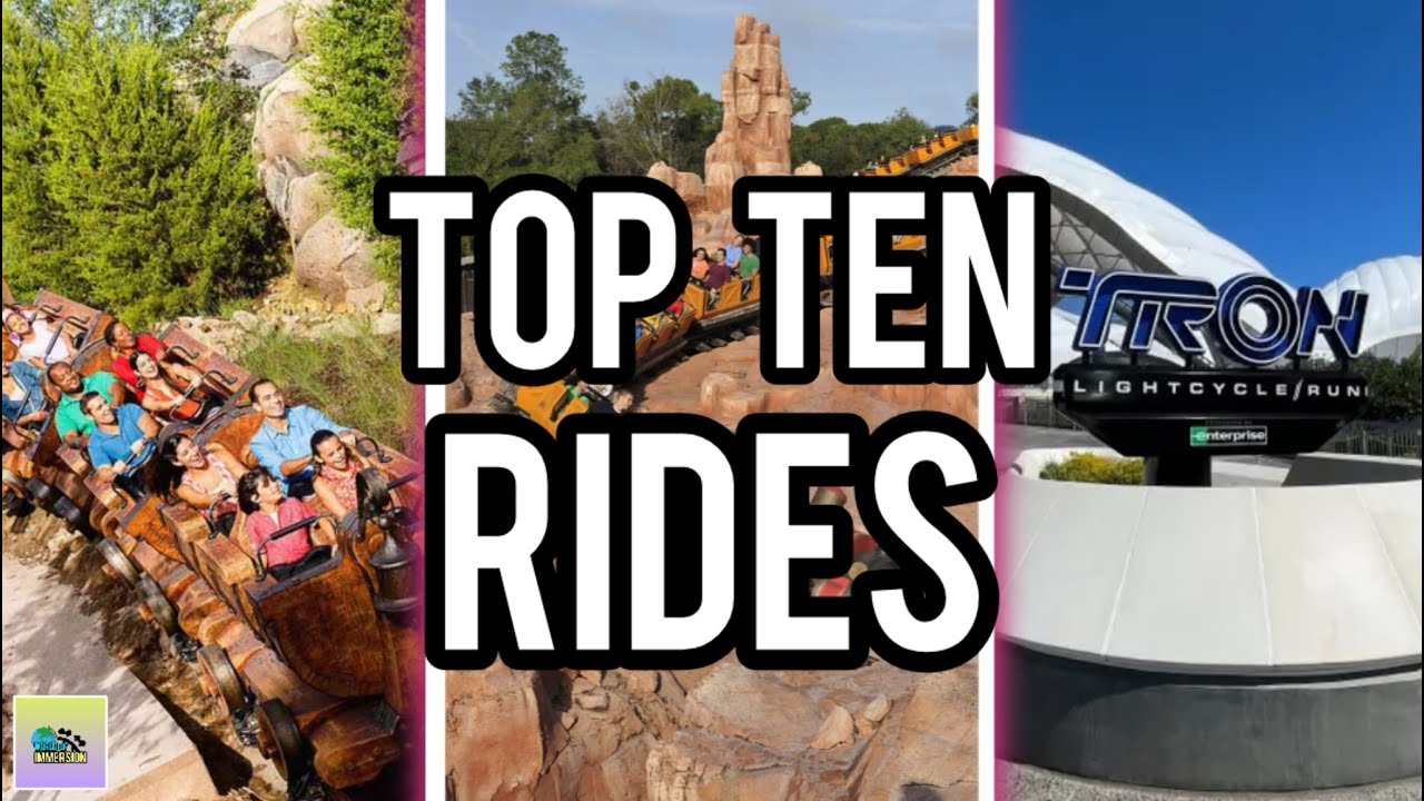 Top Ten Rides at Magic Kingdom! (2024)