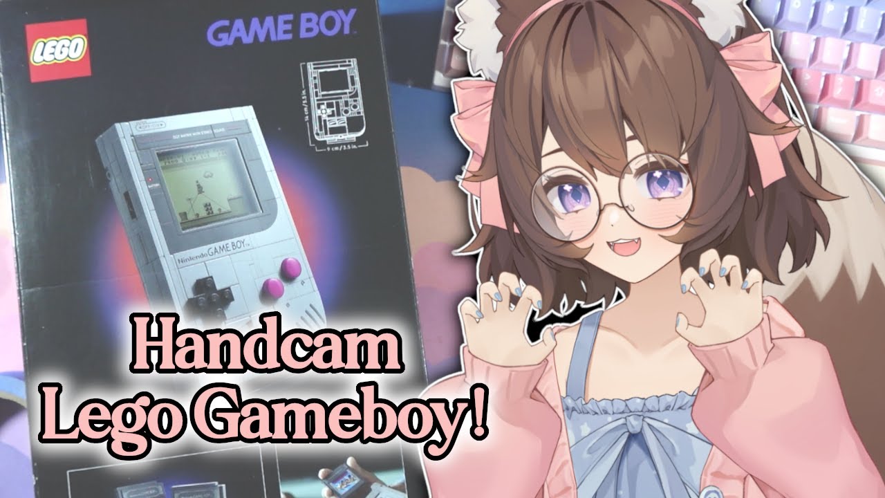 【Handcam】making a lego gameboy!【Rena Dreamstar】