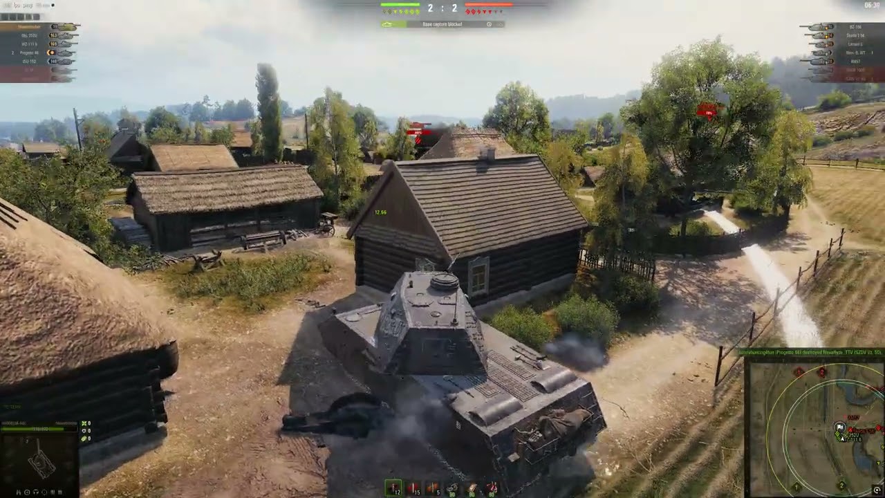World of Tanks, winning skirms with a chunky Tank