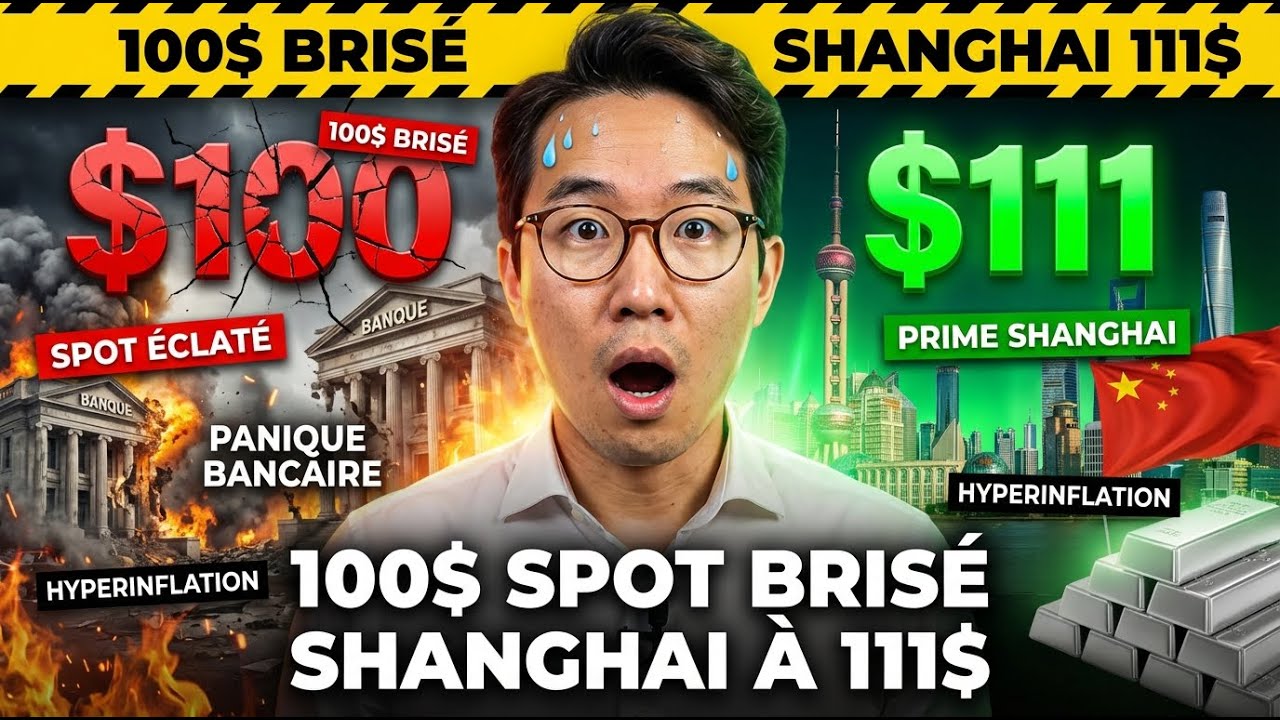 ARGENT 100$ BRISÉ ! Panique des banques alors que Shanghai s’envole