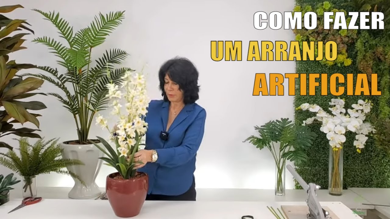 Como Fazer um Lindo Arranjo de Orquideas