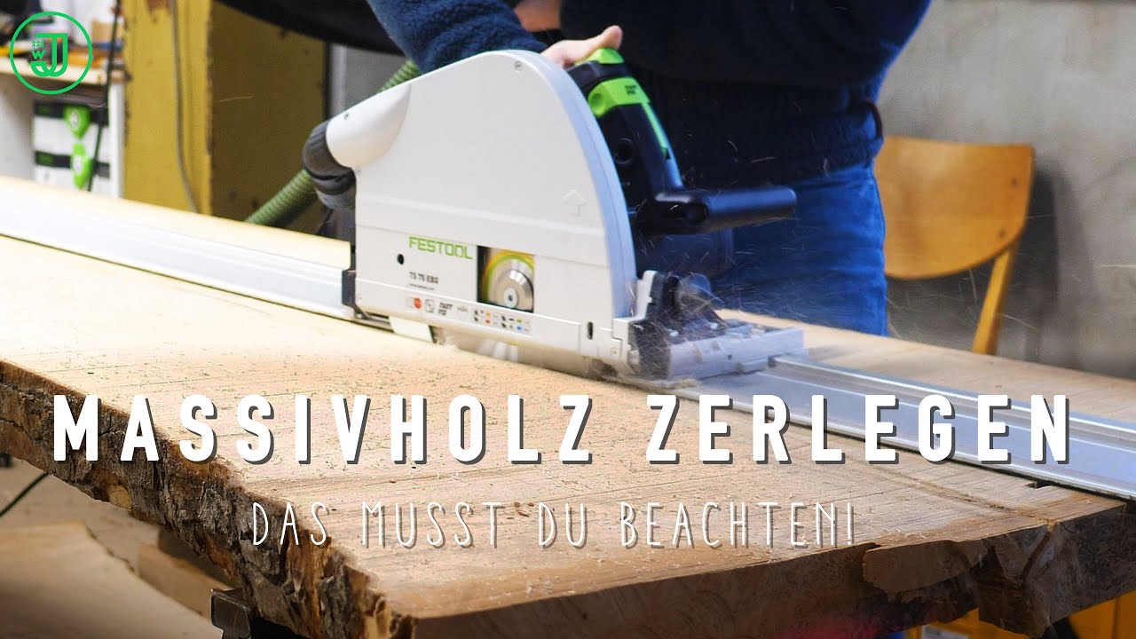 So zerlegst Du Massivholz! | Werkbank selber bauen (Teil 3) | Jonas Winkler