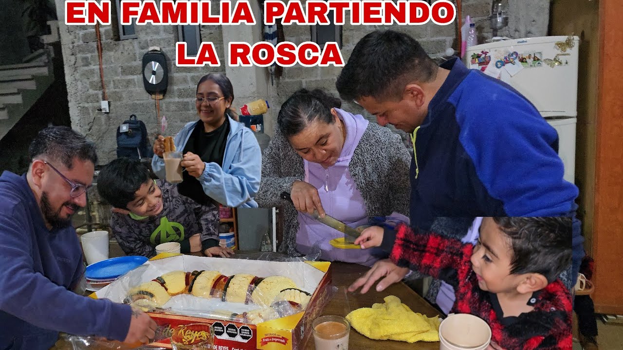 NO NOS QUEDAMOS SIN COMER LA TRADICIONAL  ROSCA DE REYES 👌 A QUIEN LE TOCO EL NIÑITO DIOS❓️