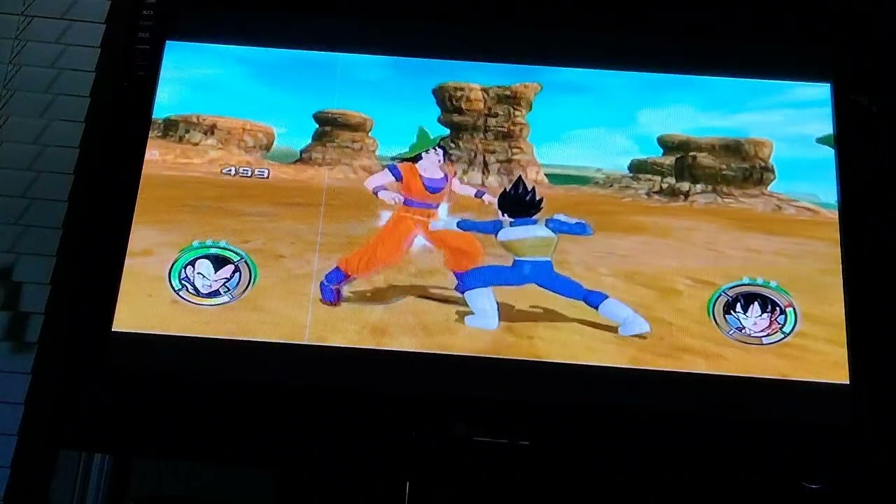 Vegeta vs Goku Dragon Ball Z Raging Blast 2 in Xbox 360