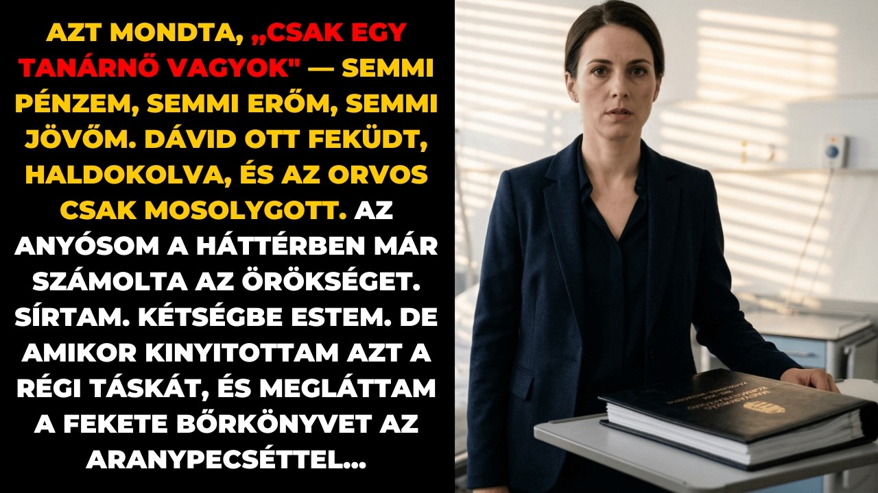 Megtagadták a férjem kezelését. Az orvos nem sejtette, hogy a kutatóközpontot én finanszírozom