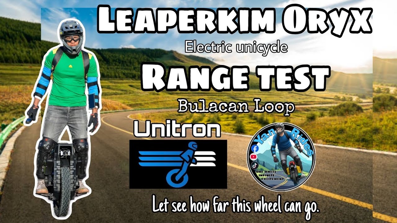 THE REAL RANGE OF LEAPERKIM ORYX, (50-60kph Cruising speed) (80kg Riders weight)