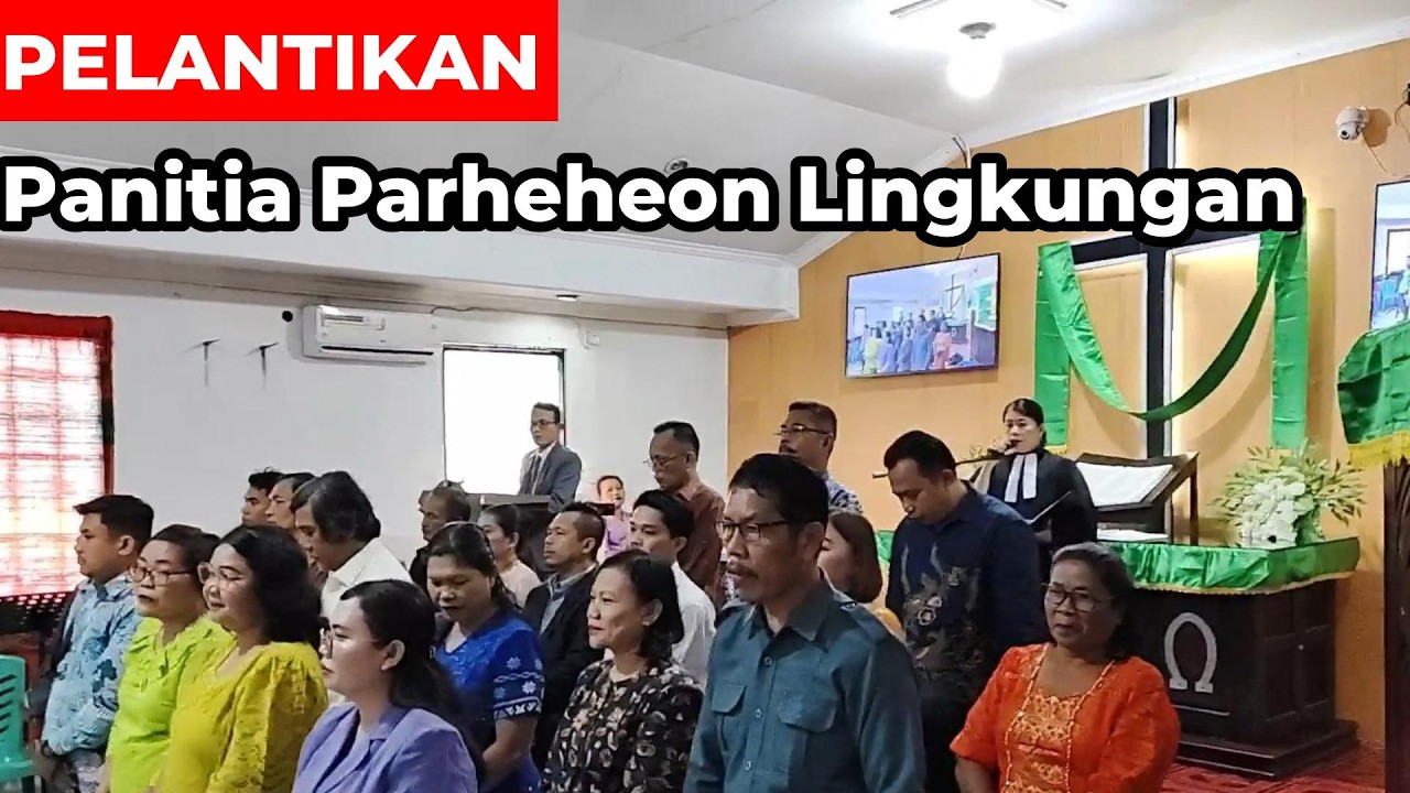 Pelantikan Panitia Parheheon Lingkungan 2026