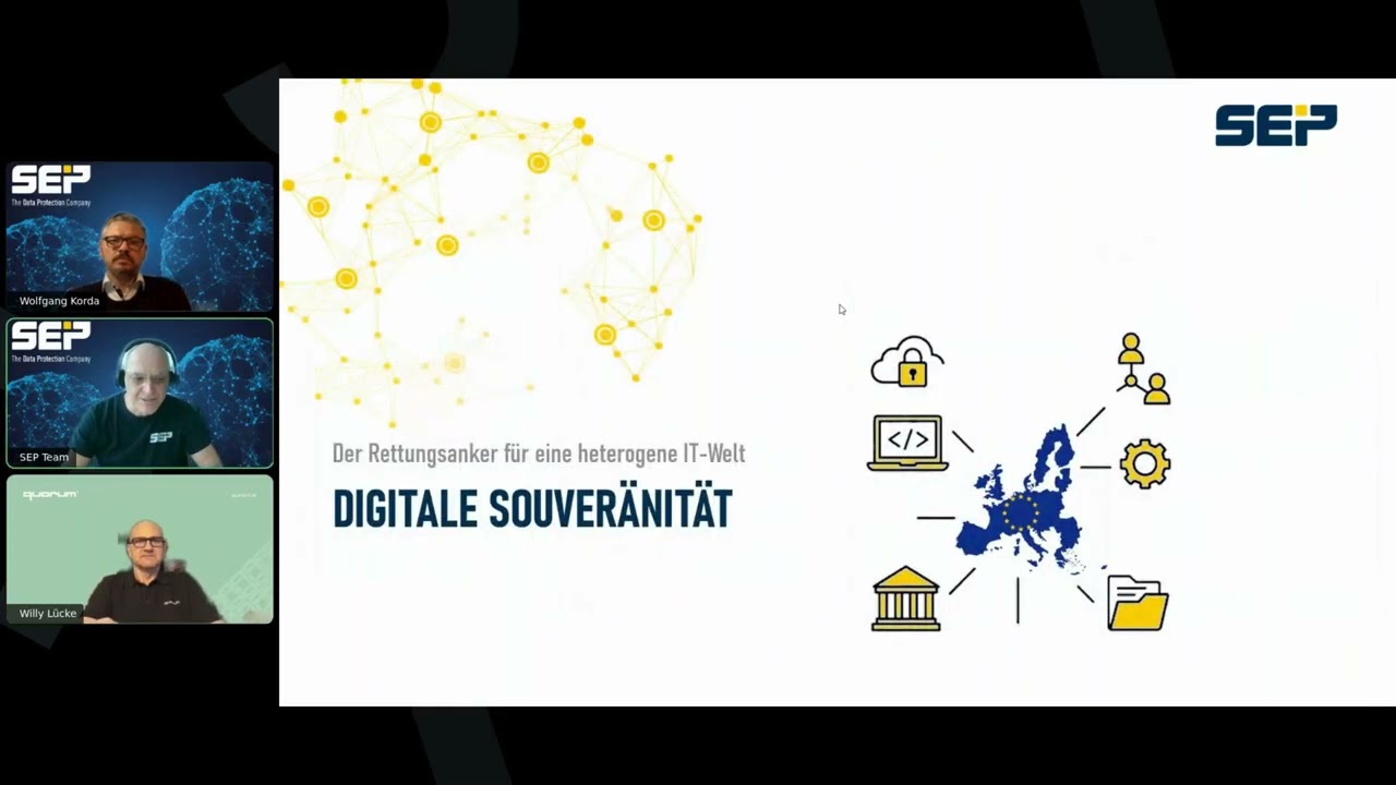 Digitale Souveränität | Webinar SEP GmbH und quorum
