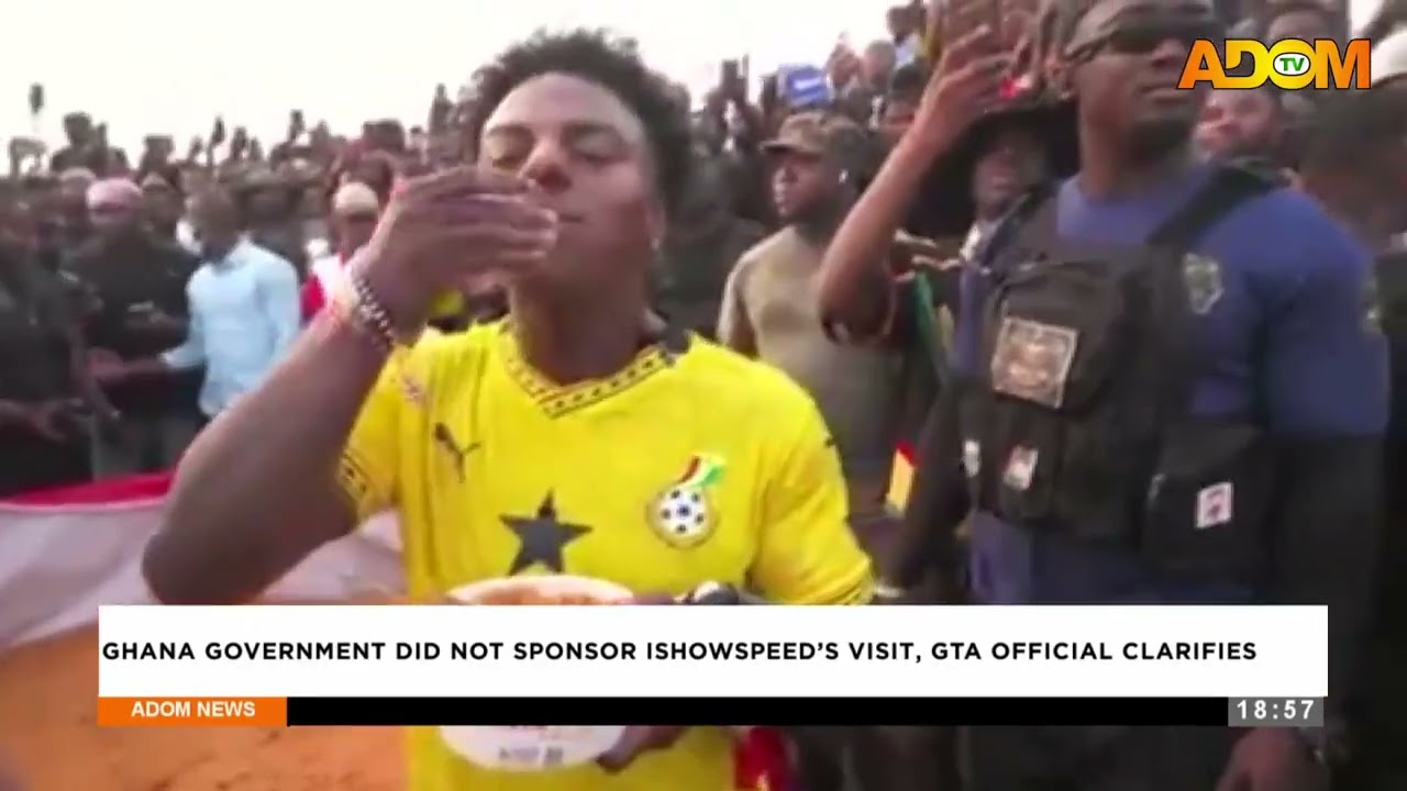 Ghana's Government did not sponsor ishowspeed's visit, GTA official clarifies (27-01-26)