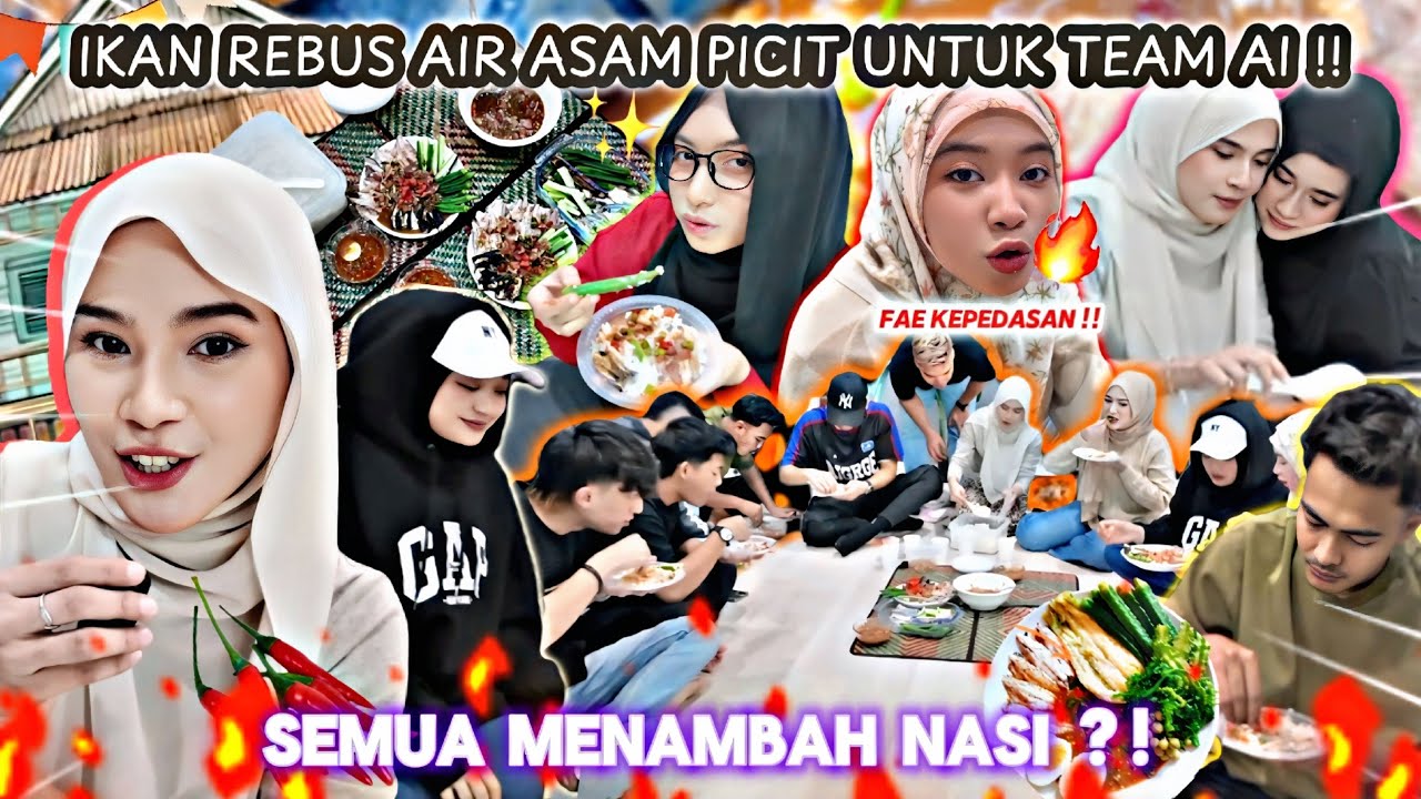 ASAM PICIT IKAN REBUS! SAFWAN 5x TAMBAH!!!