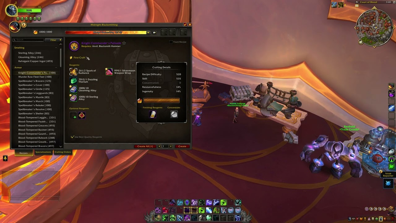 How to Craft Item Level 285 Gear in WoW Midnight - Myth Dawncrest
