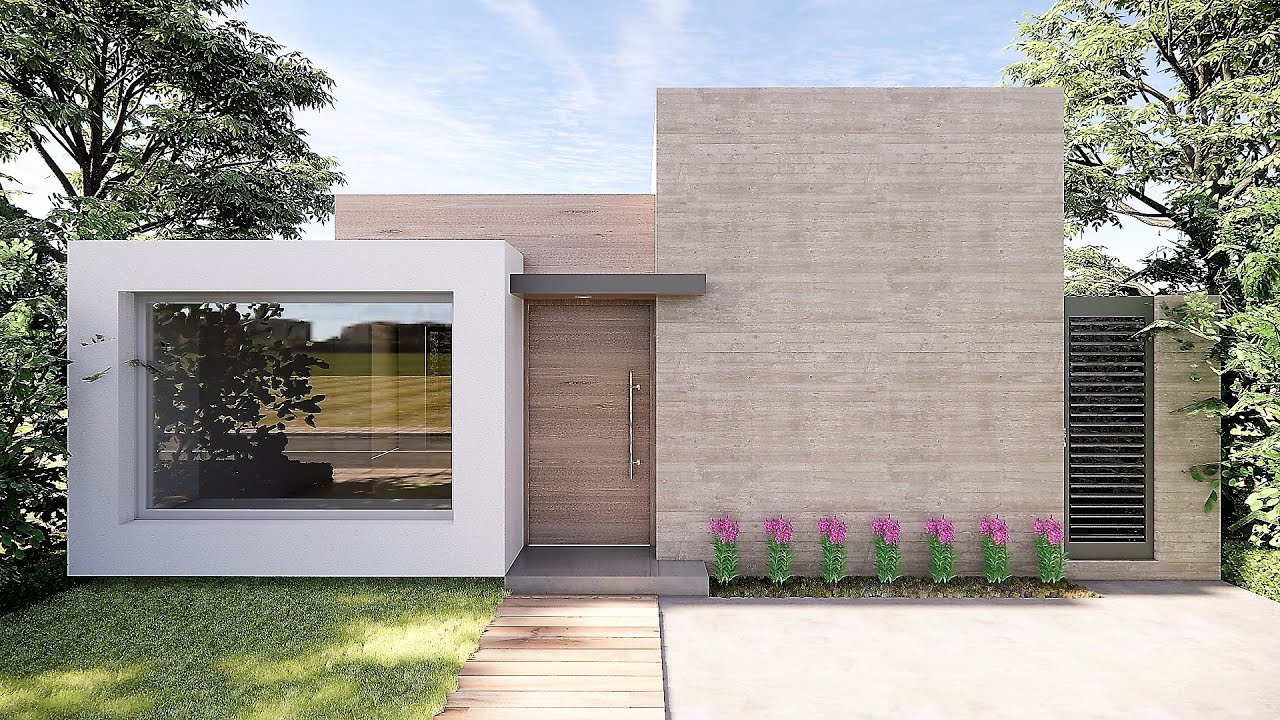 CASA MINIMALISTA MODERNA DE UN PISO | Modern Minimalist House