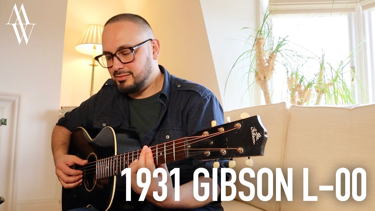 GIBSON L-00 1931 Factory Black - Birdseye