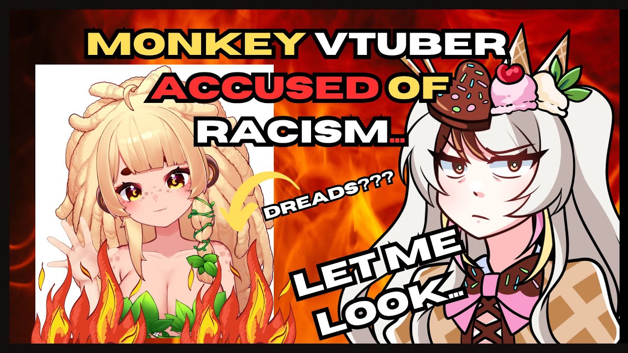 Monkey VTuber Accused of Racism...