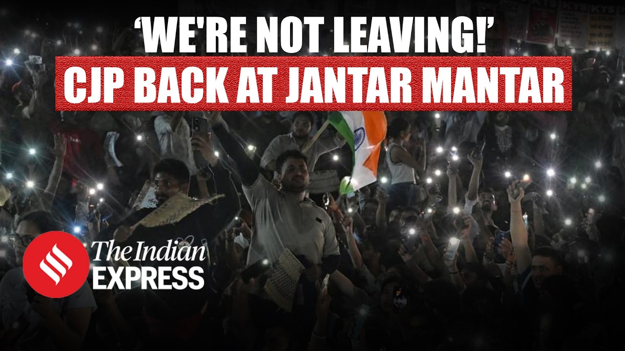 CJP Returns to Jantar Mantar! Protest Resumes After Delhi Clashes
