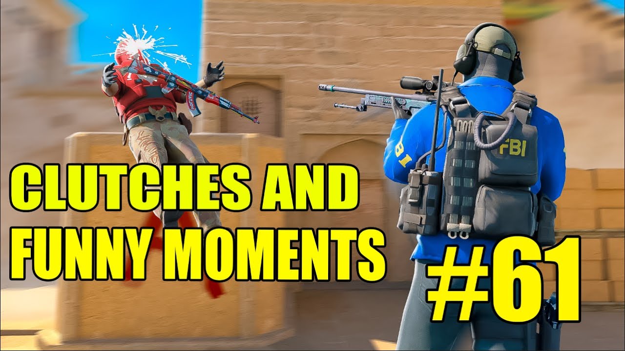 Clutches and Funny CSGO Moments #61 | capp1337