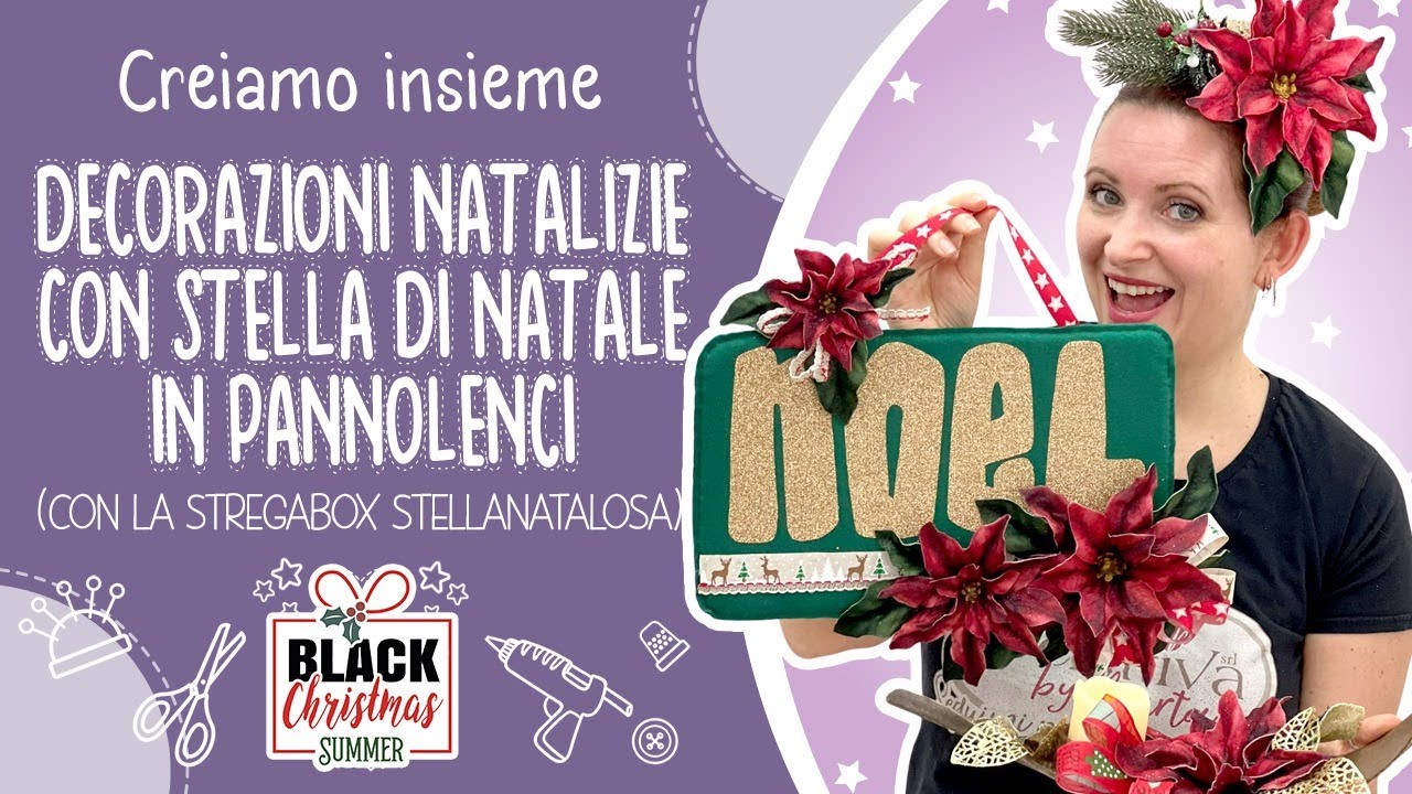Come realizzare decorazioni natalizie con Stella di Natale in pannolenci - 71#ExtraLIVE