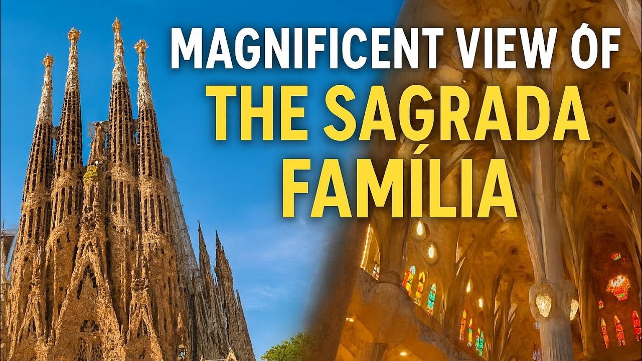[4K] The Most Breathtaking Church in the World? Sagrada Família Tour || Barcelona Spain #travel