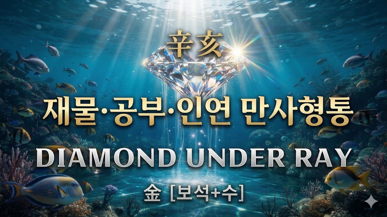 ​[432Hz] 신해(辛亥)일주: 100억 대부호의 기운을 안착시키다 | 세련된 부자가 되는 지혜의 바다 | Diamond Under Ray & Wealth Settlement