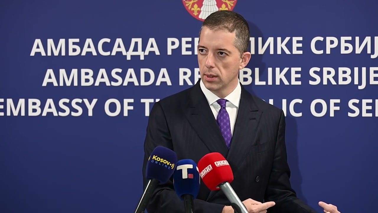 18.02.2026. Izjava ministra spoljnih poslova Republike Srbije Marka Đurića u Sarajevu