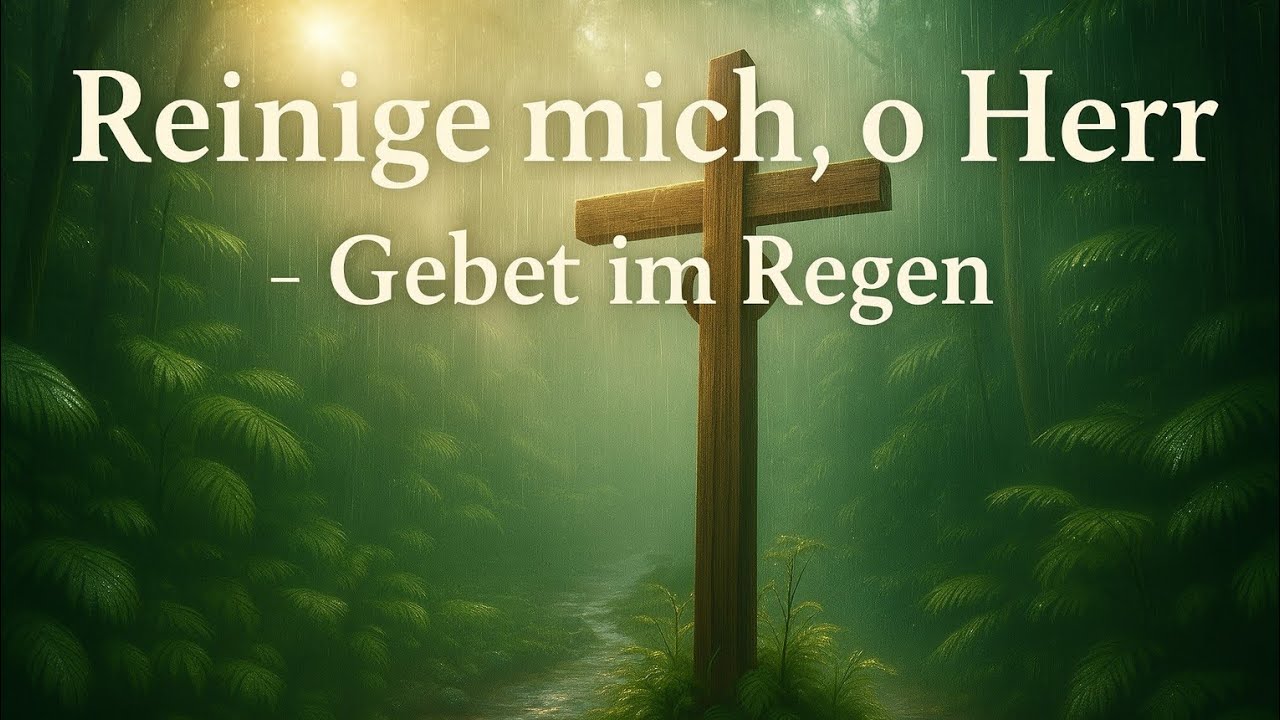 Reinige mich, o Herr – Gebet im Regen | Psalm 51 | Ambient Worship & Regengebet ✝️🌧️