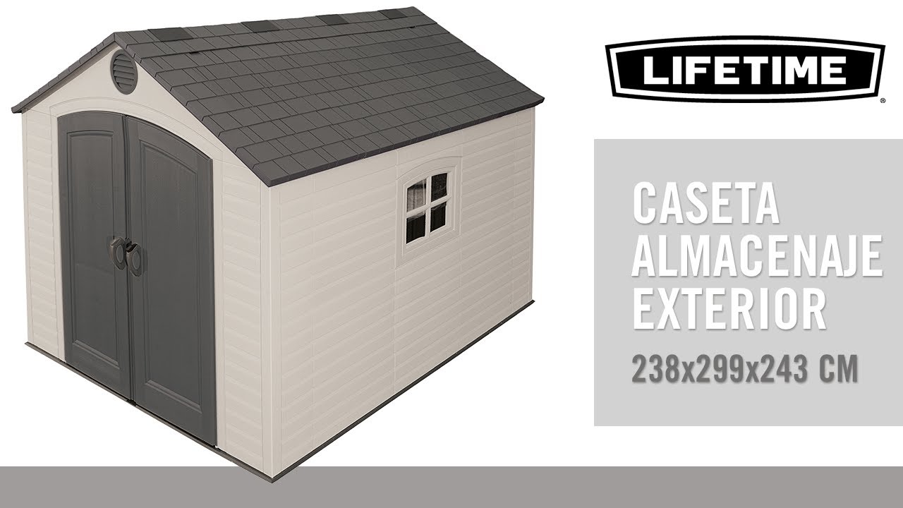 Caseta Almacenaje Exterior 238x299x243 cm ◀ LIFETIME España