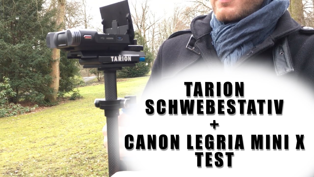 G&uuml;nstiges Tarion Schwebestativ mit Canon Legria Mini X nutzen