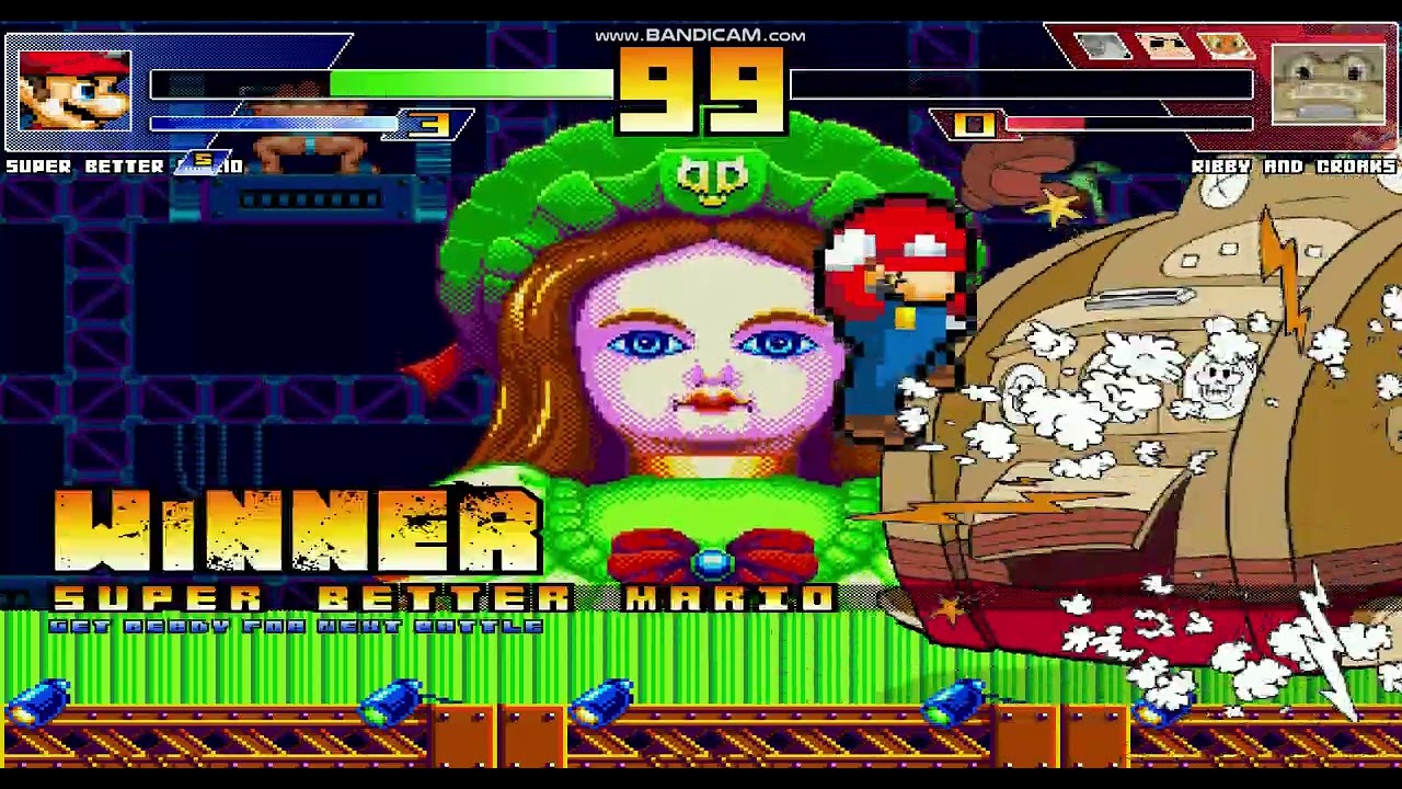 Mugen Super Better Mario vs Bosses