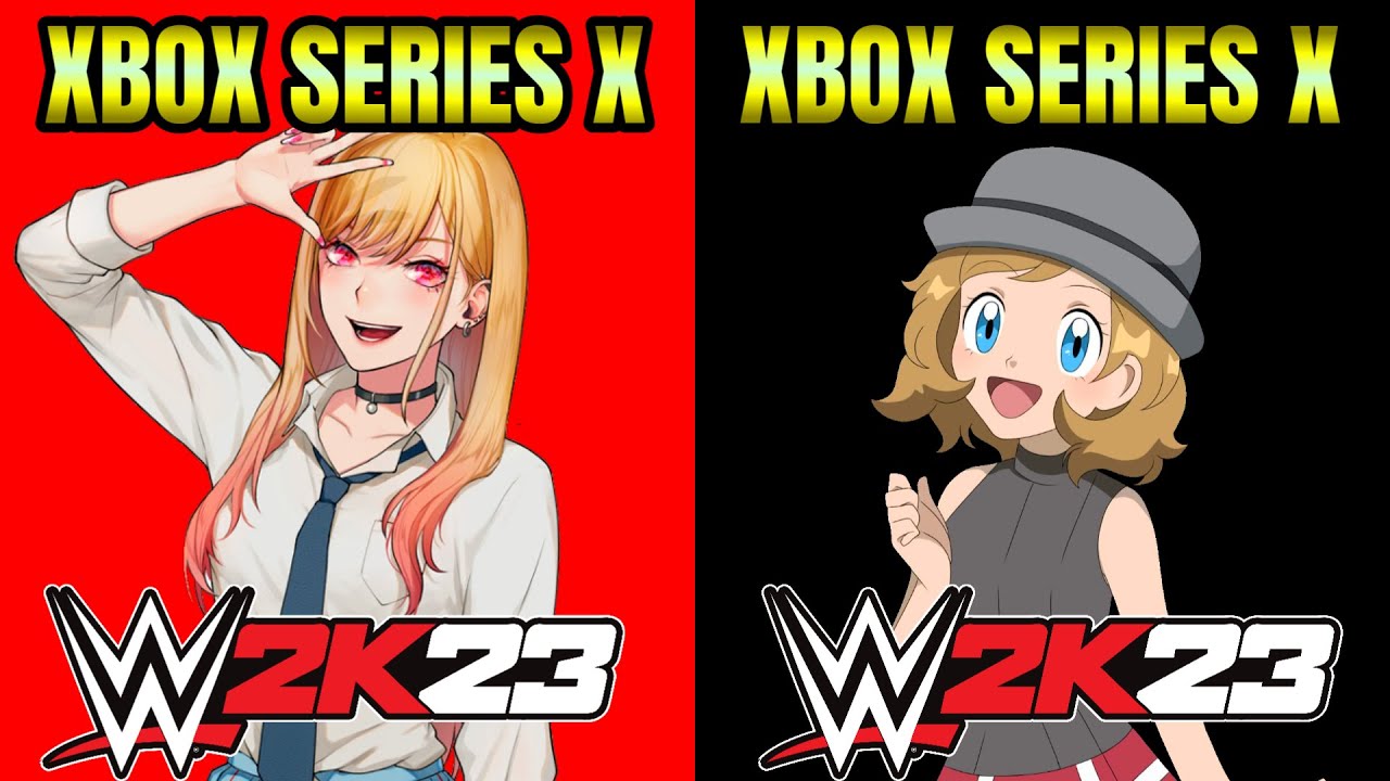 Marin Kitagawa VS Serena | WWE 2K23 | ANIME | My Dress Up Darling VS Pokemon Journeys | 4K GAMING