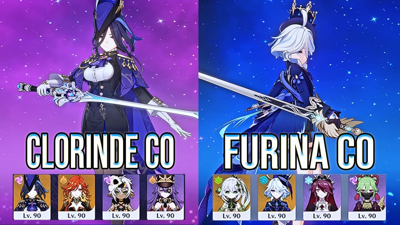 Clorinde C0 Overload & Furina C0 Hyperbloom Spiral abyss Floor 12 genshin Impact