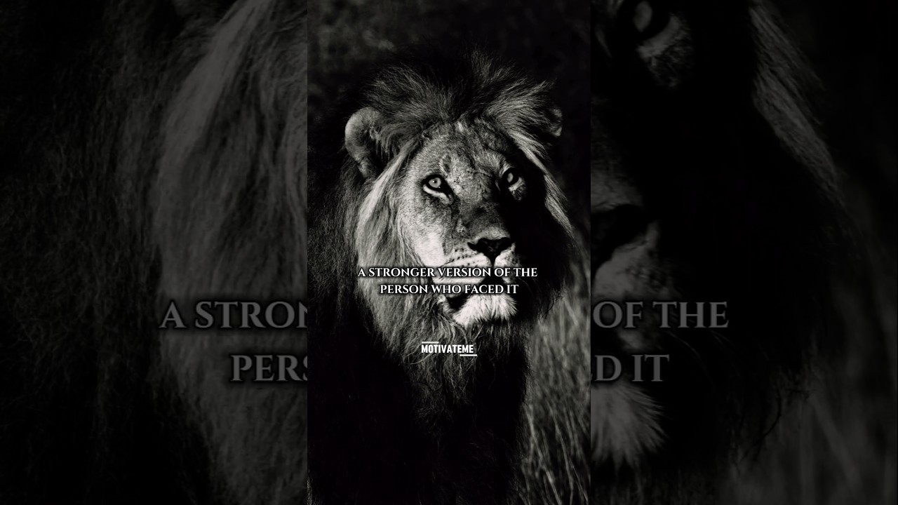 Turn Pain Into Power | Lion Mindset Motivation #Shorts