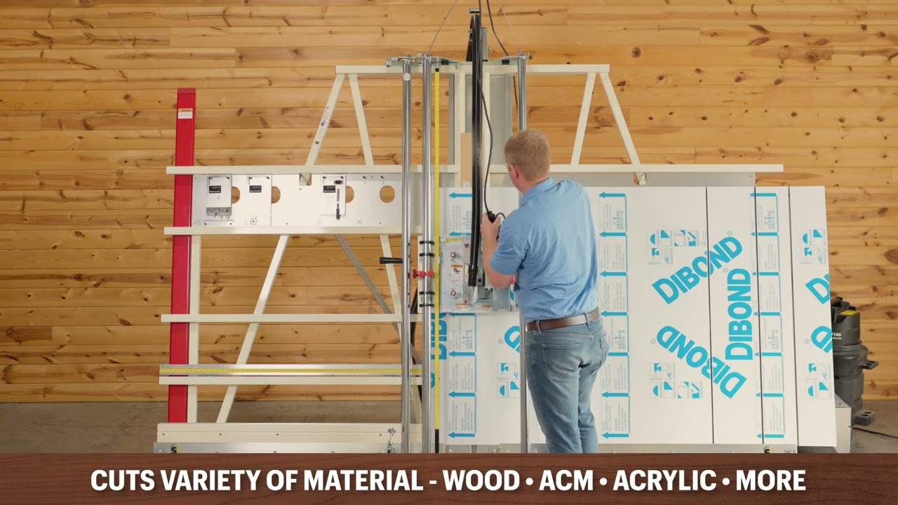 Features and Benefits of the DFC-H5 Panel Saw & Dust Free Substrate Cutter Combination Machine