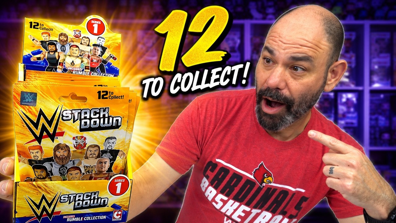 Полная распаковка кейса WWE StackDown Series 1 &mdash; 12 фигурок для коллекционирования!