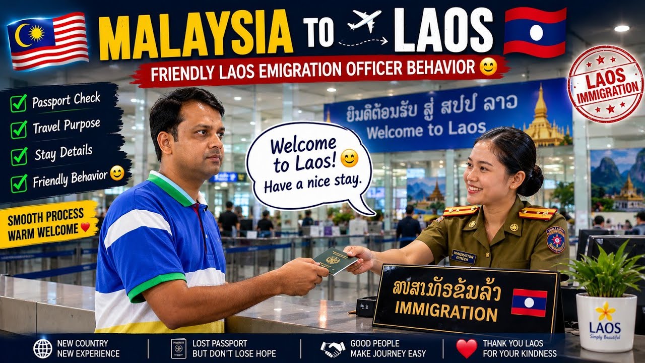 Kuala Lumpur to Laos travel journey 