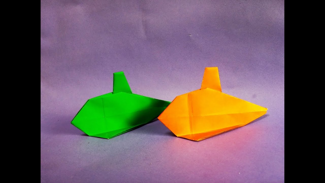 잠수함 종이접기 How to Make Easy Paper Origami Submarine
