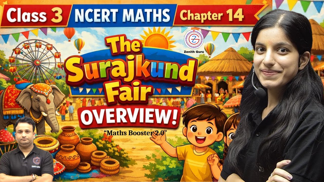 Class 3 NCERT Maths chapter 14 The Surajkund Fair Overview | Crash Course | By Saloni ma'am